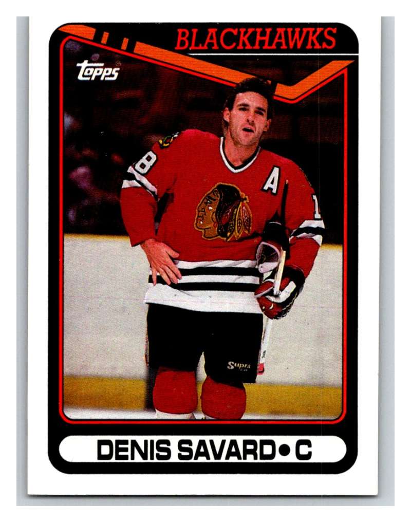 1990-91 Topps #28 Denis Savard Mint  Image 1