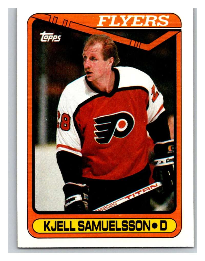 1990-91 Topps #61 Kjell Samuelsson Mint  Image 1