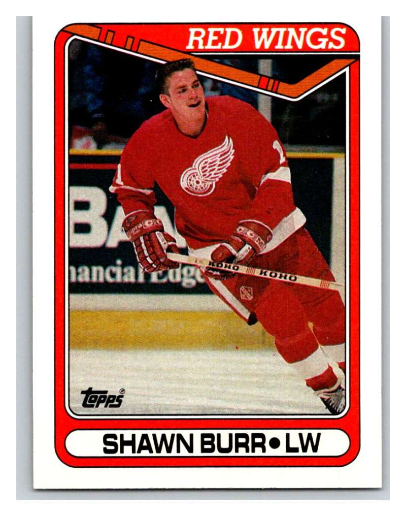 1990-91 Topps #74 Shawn Burr Mint  Image 1