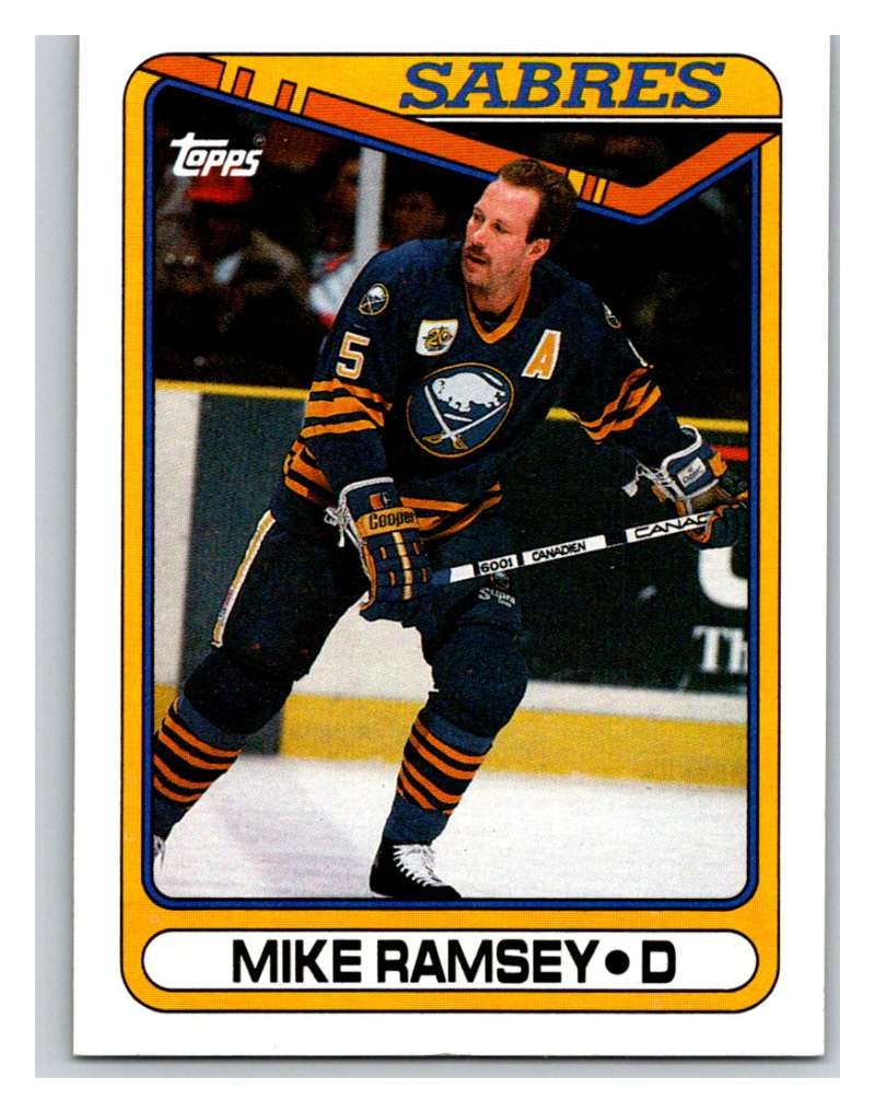 1990-91 Topps #102 Mike Ramsey Mint  Image 1