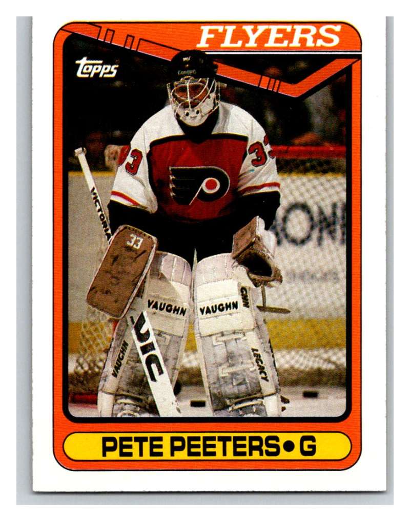1990-91 Topps #109 Pete Peeters Mint  Image 1