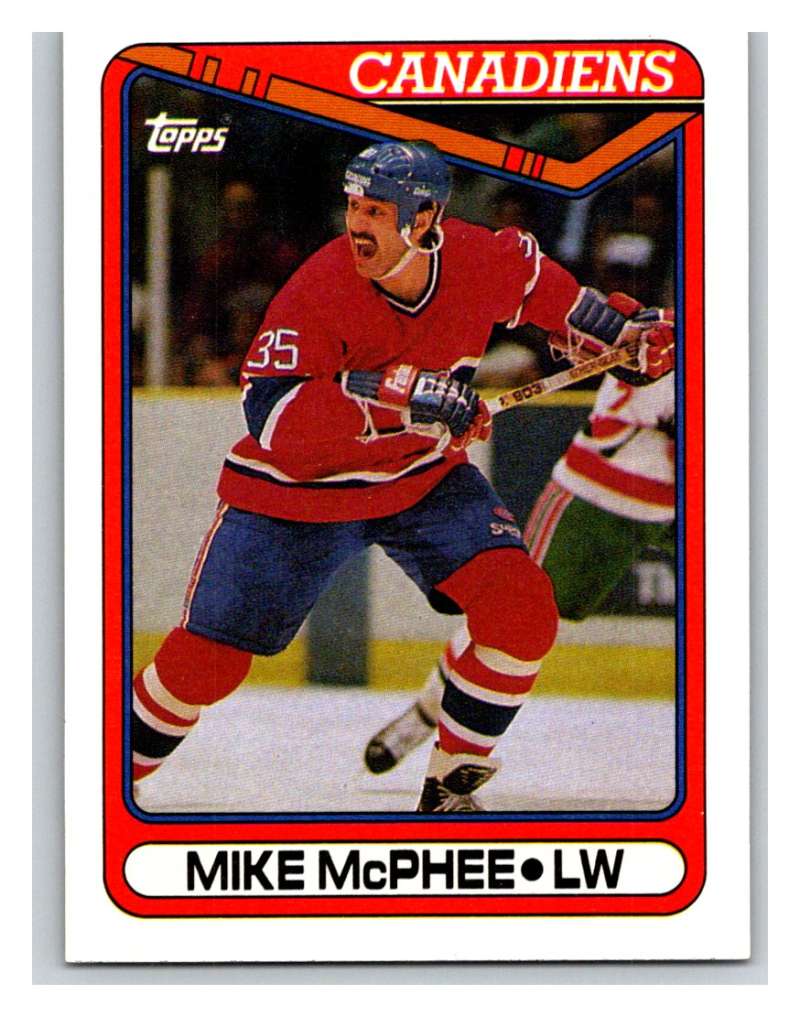 1990-91 Topps #137 Mike McPhee Mint  Image 1