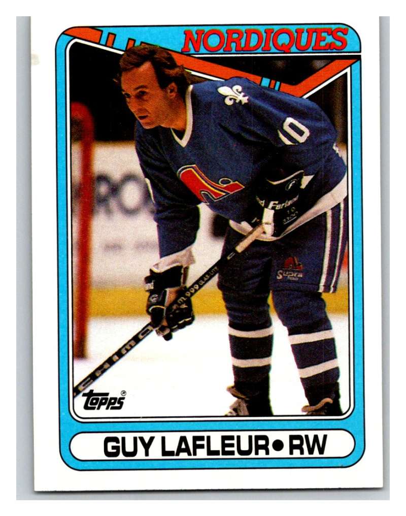 1990-91 Topps #142 Guy Lafleur Mint  Image 1
