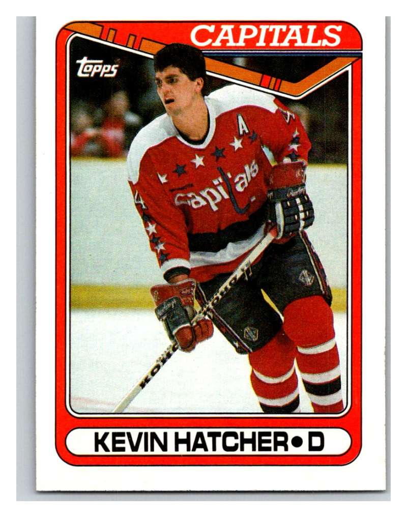 1990-91 Topps #147 Kevin Hatcher Mint  Image 1