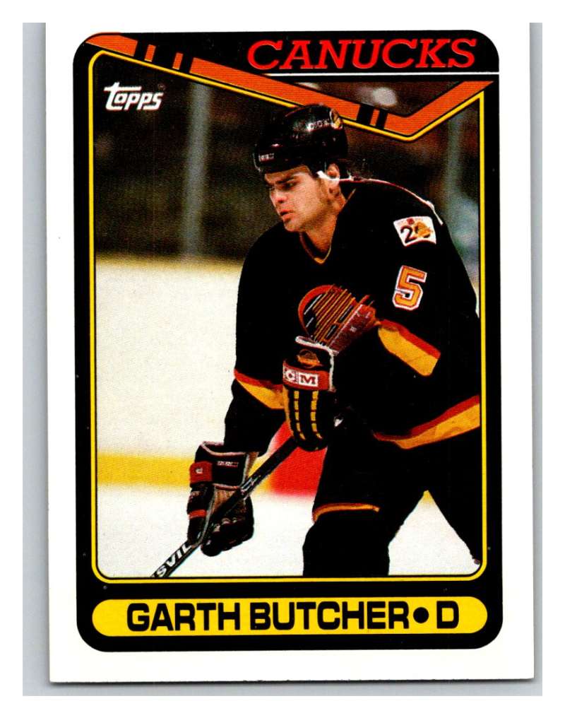 1990-91 Topps #150 Garth Butcher Mint  Image 1