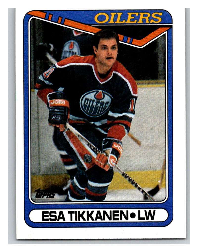 1990-91 Topps #156 Esa Tikkanen Mint  Image 1
