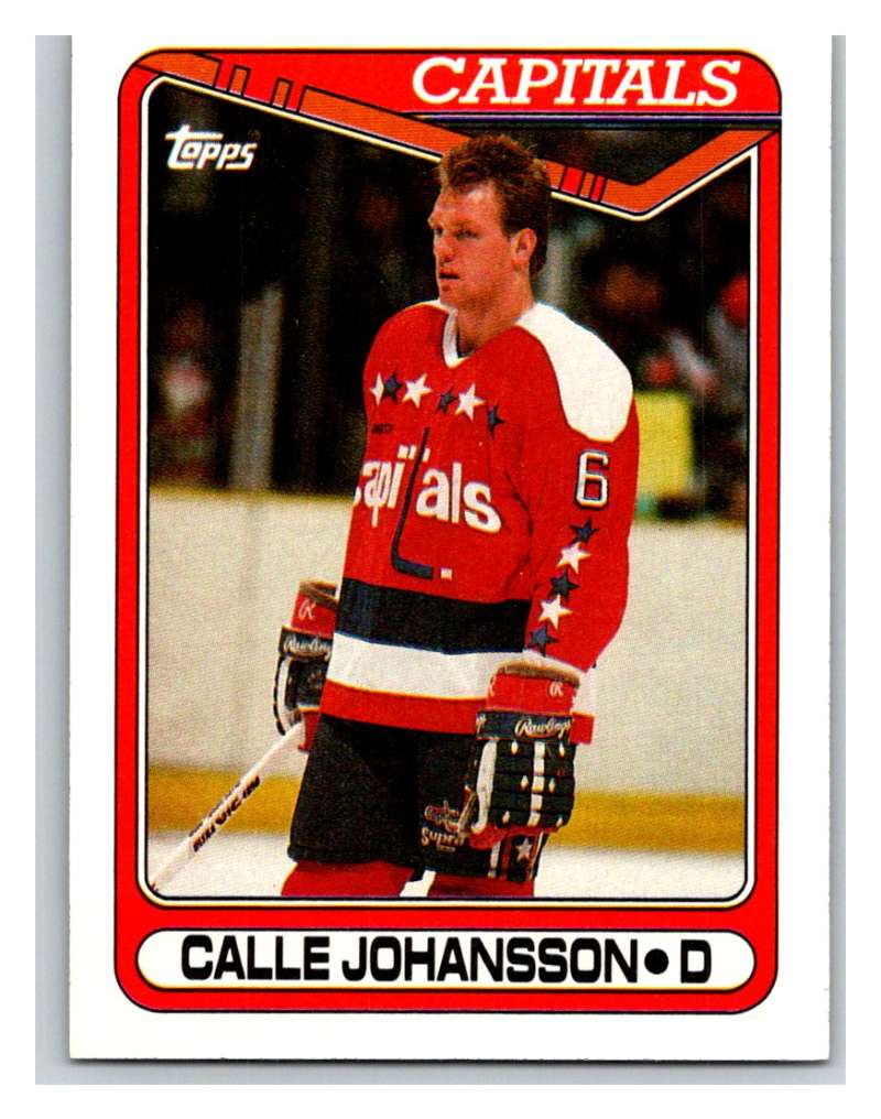 1990-91 Topps #164 Calle Johansson Mint  Image 1