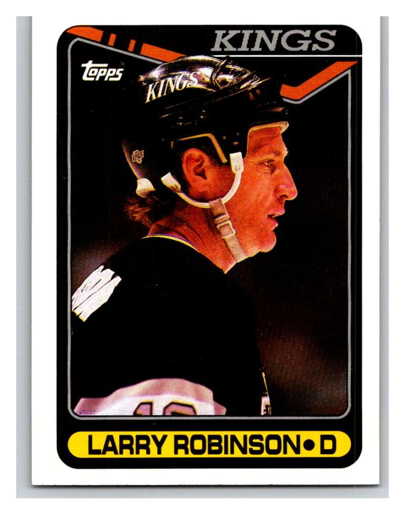 1990-91 Topps #261 Larry Robinson Mint  Image 1