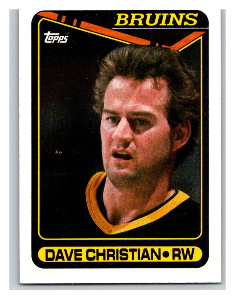 1990-91 Topps #263 Dave Christian Mint  Image 1