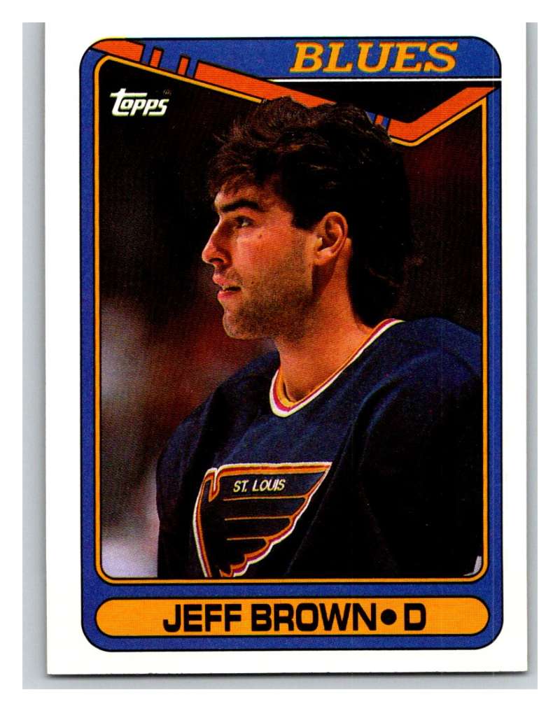 1990-91 Topps #295 Jeff Brown Mint  Image 1