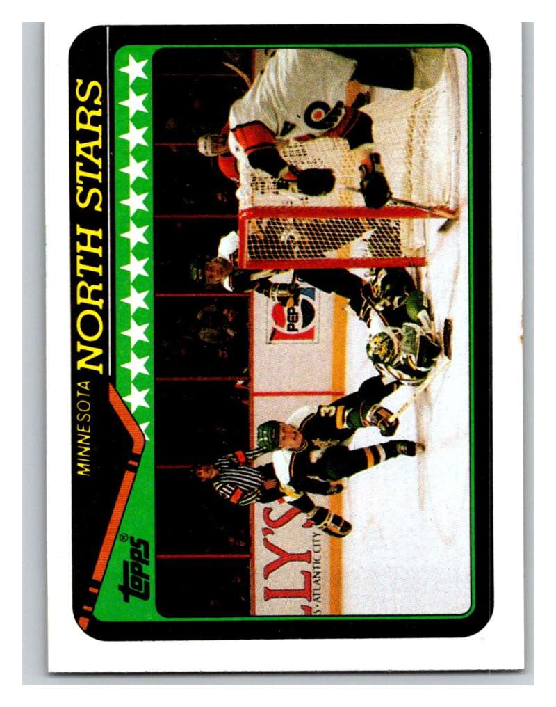 1990-91 Topps #305 North Stars Team Mint  Image 1