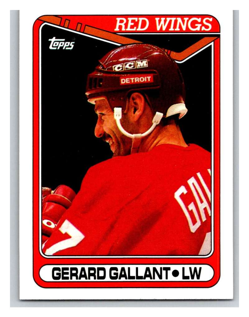 1990-91 Topps #322 Gerard Gallant Mint  Image 1