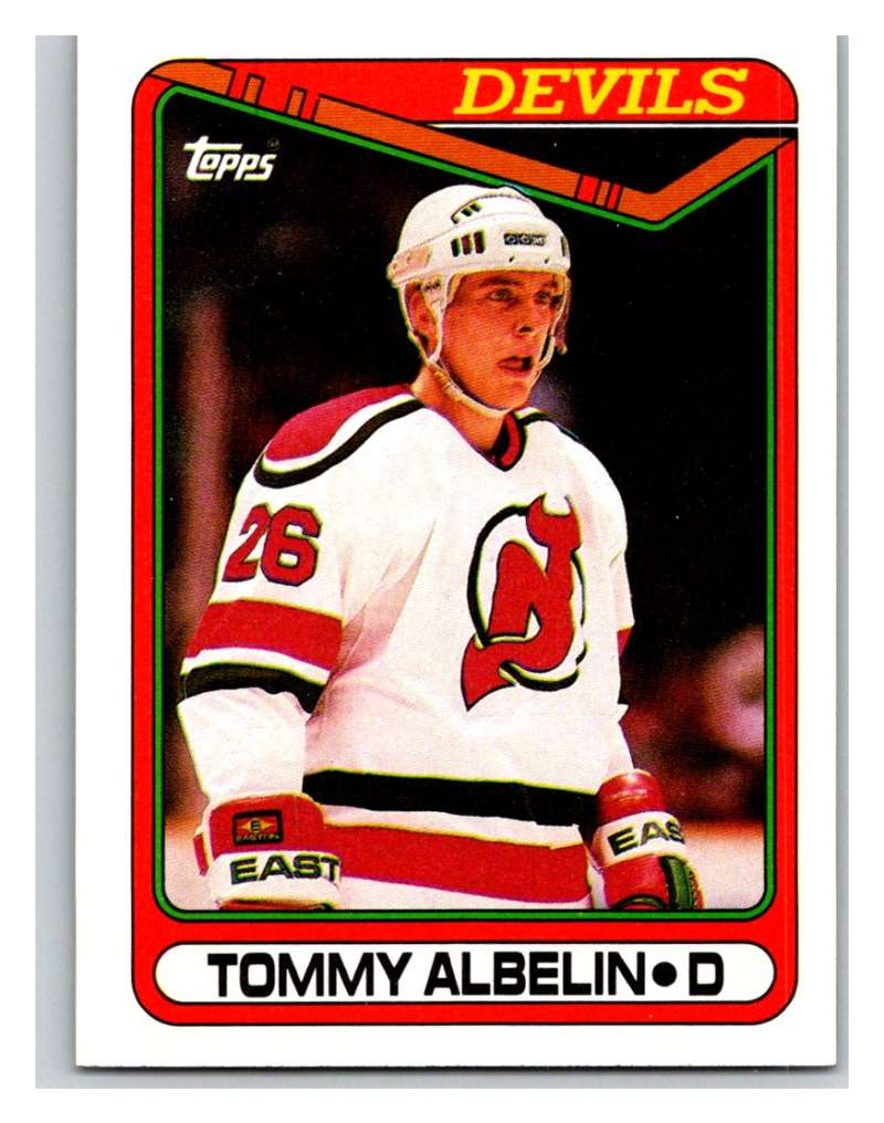 1990-91 Topps #323 Tommy Albelin Mint  Image 1