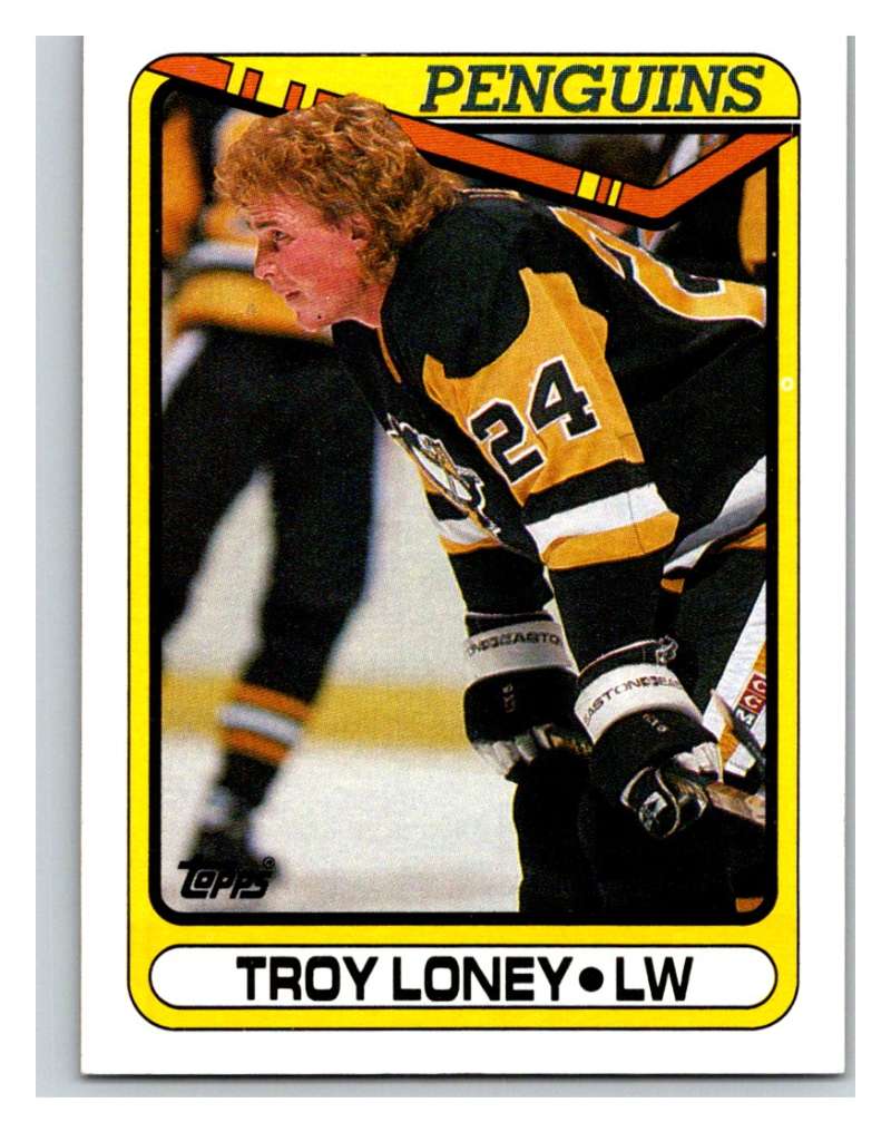 1990-91 Topps #347 Troy Loney Mint  Image 1