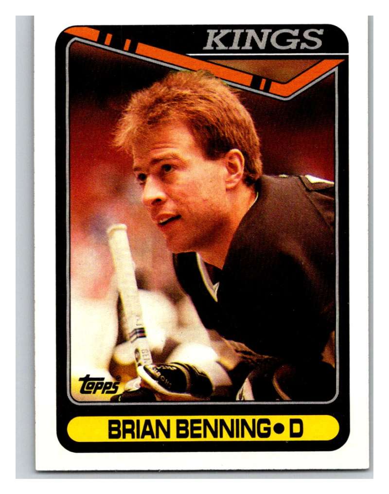 1990-91 Topps #365 Brian Benning Mint  Image 1