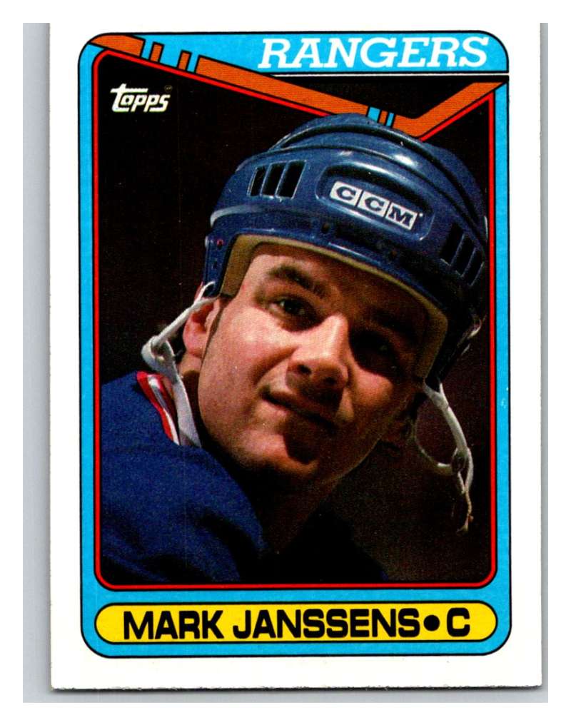 1990-91 Topps #391 Mark Janssens Mint  Image 1