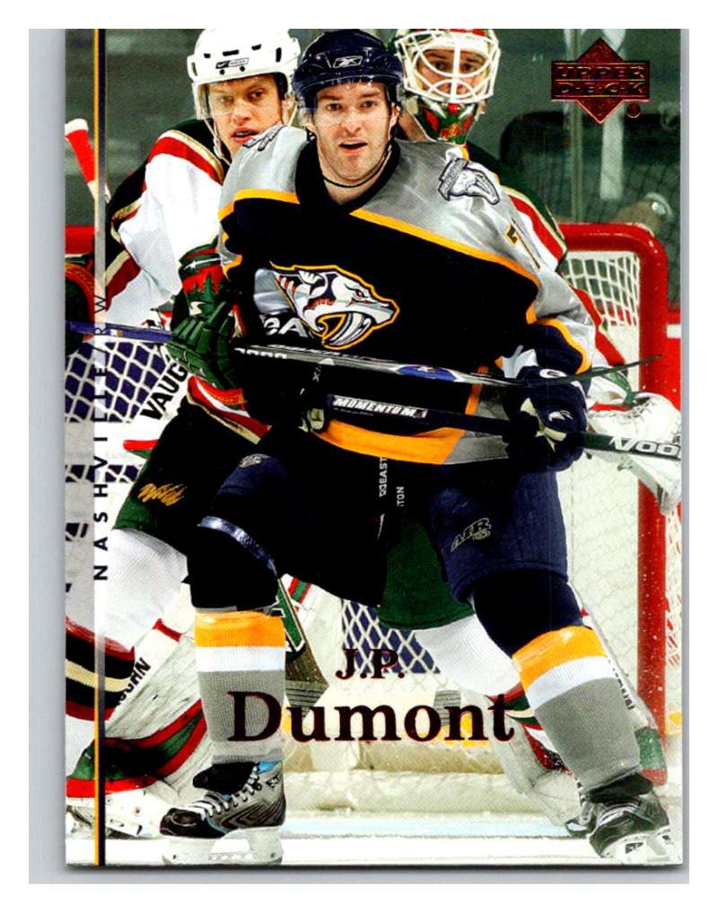 2007-08 Upper Deck #8 J.P. Dumont Predators Image 1