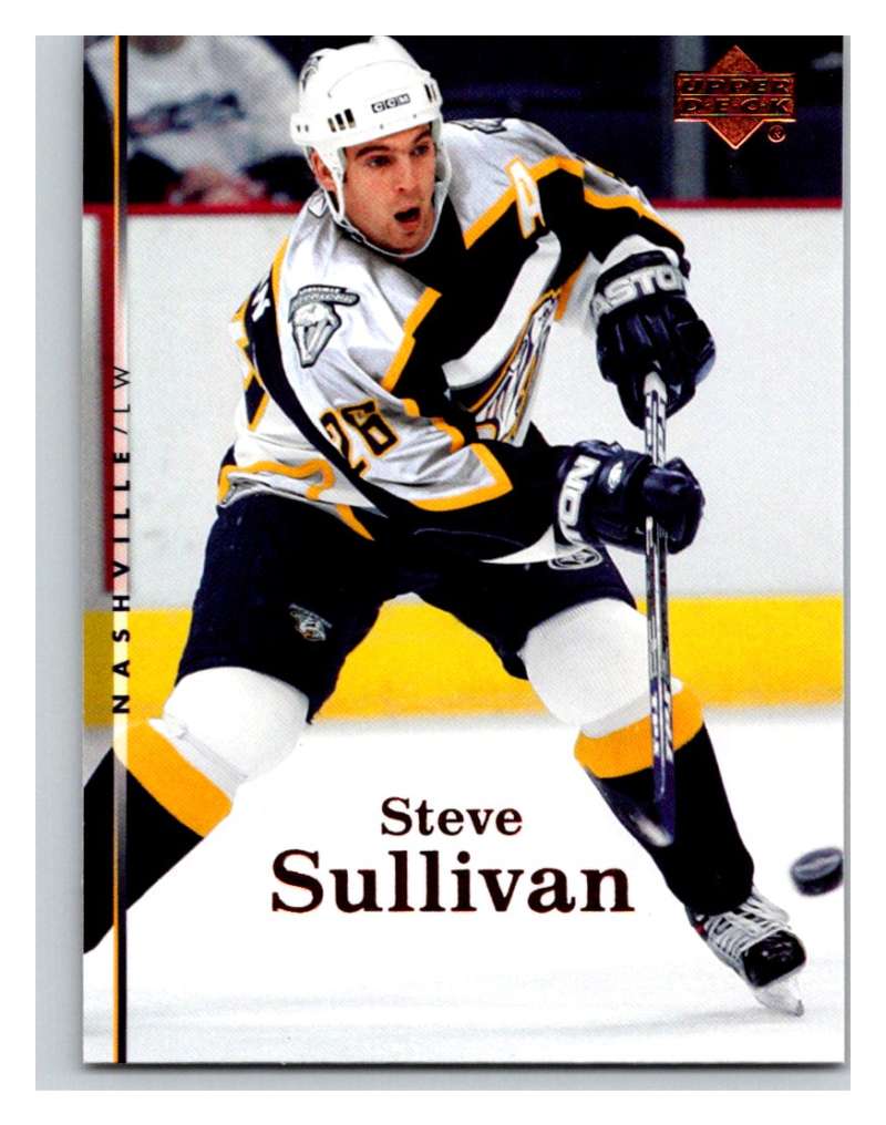 2007-08 Upper Deck #9 Steve Sullivan Predators Image 1