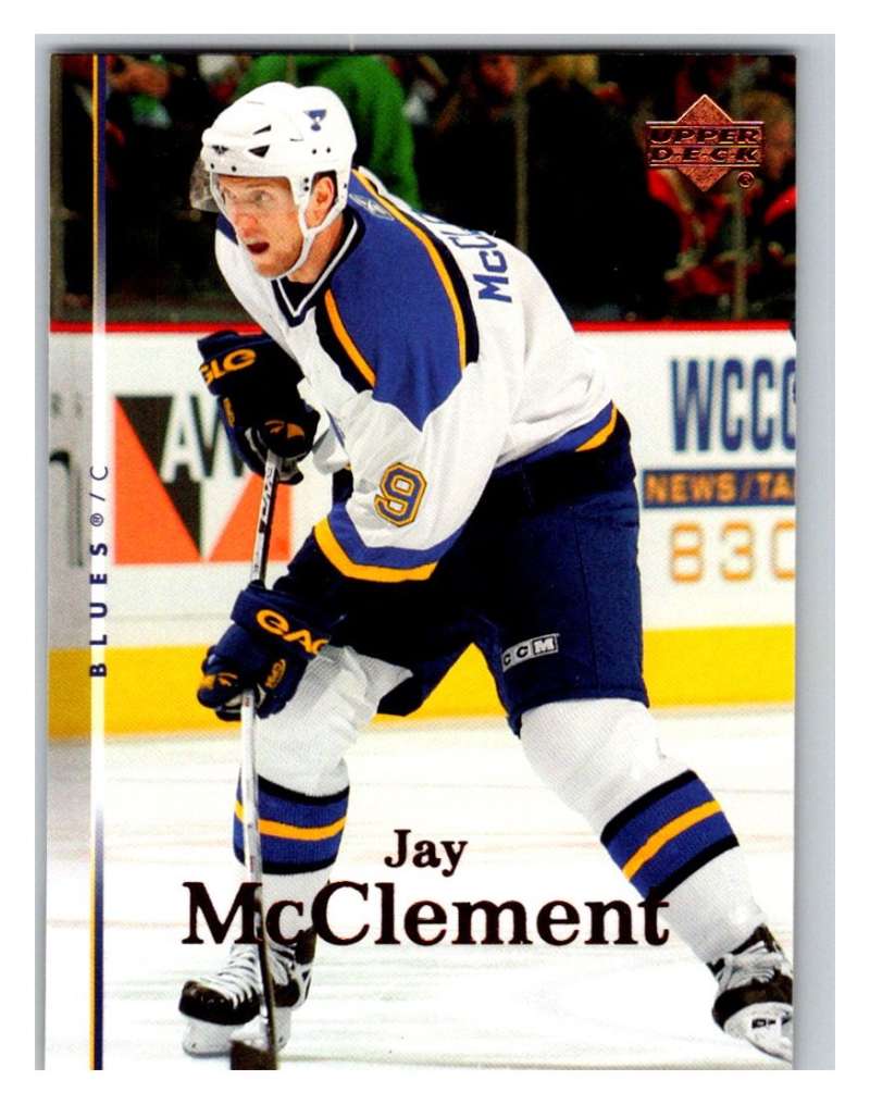 2007-08 Upper Deck #16 Jay McClement Blues Image 1