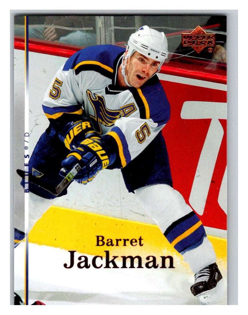 2007-08 Upper Deck #19 Barret Jackman Blues