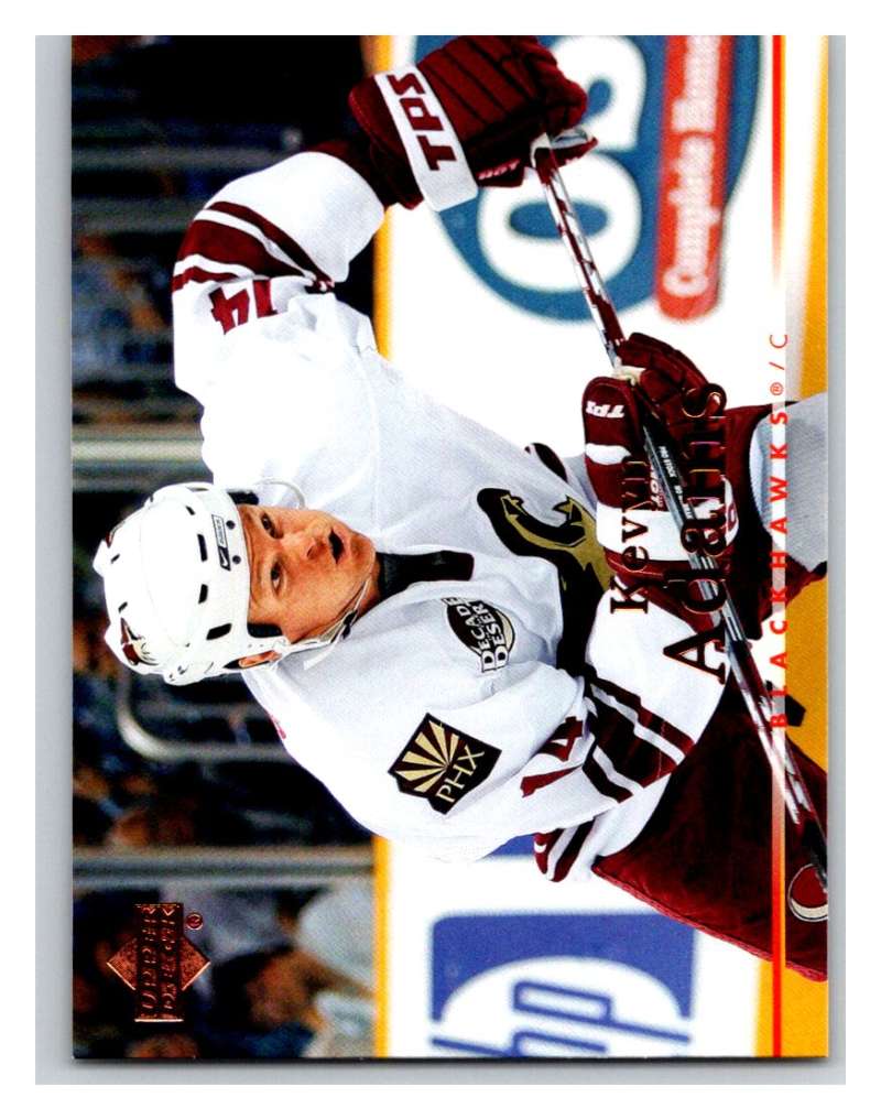 2007-08 Upper Deck #99 Kevyn Adams Blackhawks Image 1