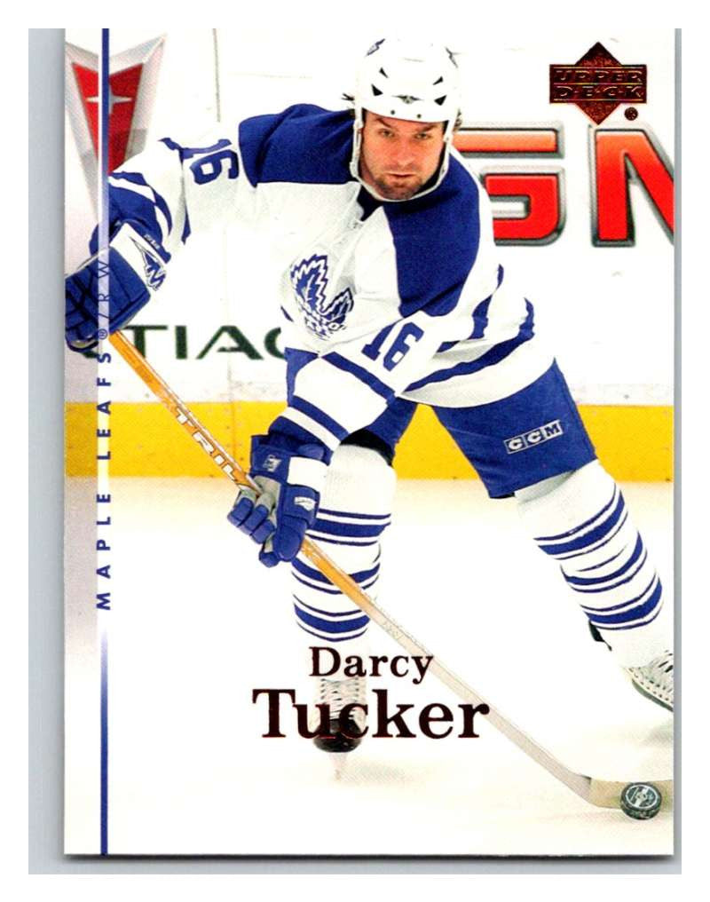 2007-08 Upper Deck #148 Darcy Tucker Maple Leafs