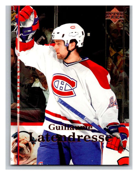 2007-08 Upper Deck #156 Guillaume Latendresse Canadiens
