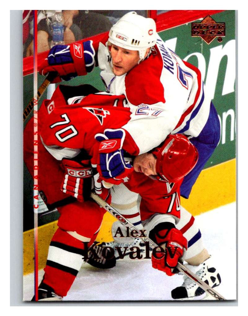 2007-08 Upper Deck #158 Alex Kovalev Canadiens