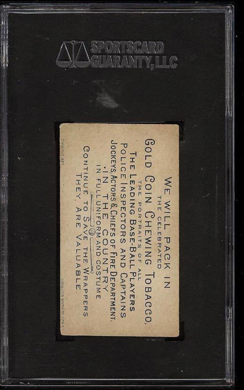1887 N284 Gold Coin Mark Polhemus SGC 40 *First Baseball Card
