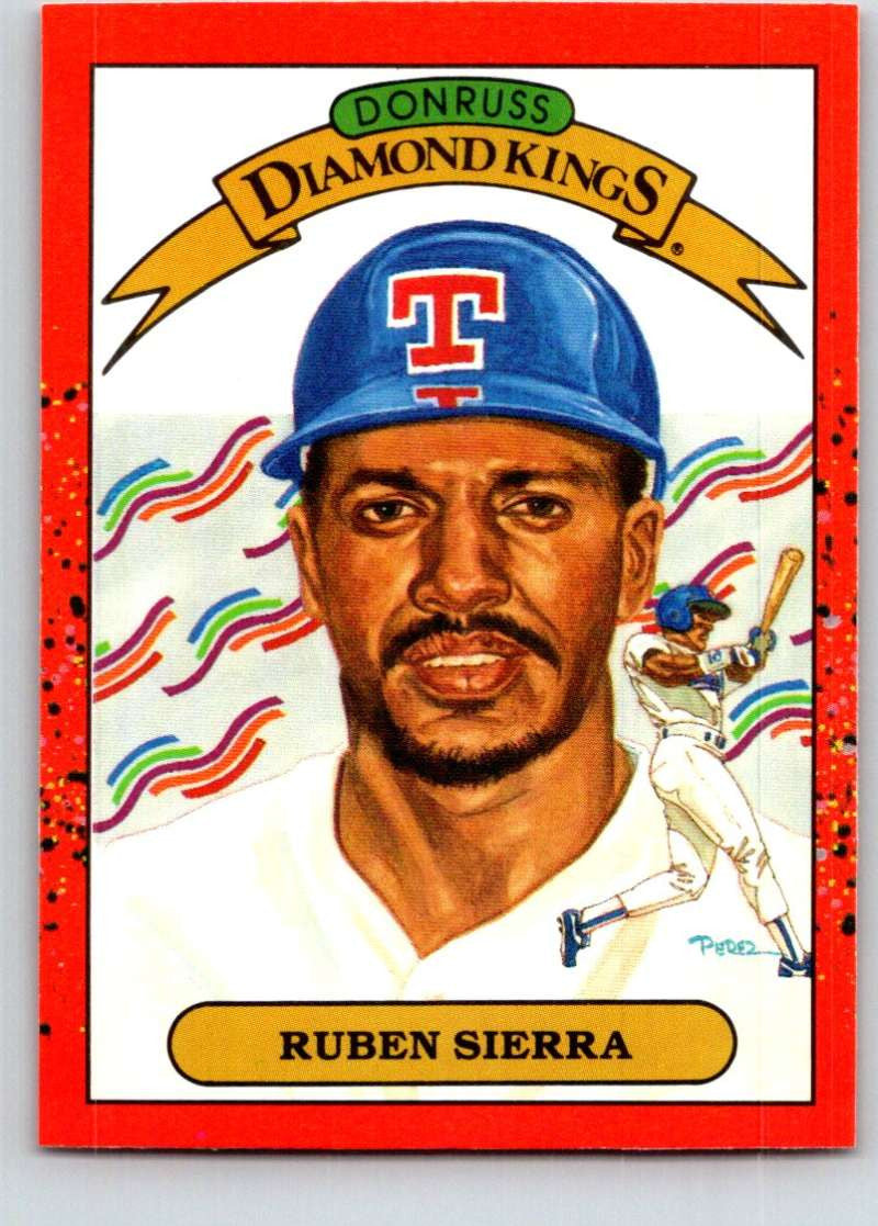 1990 Donruss #3 Ruben Sierra DK ERR Mint