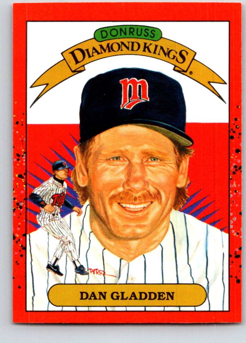 1990 Donruss #22 Dan Gladden DK Mint  Image 1