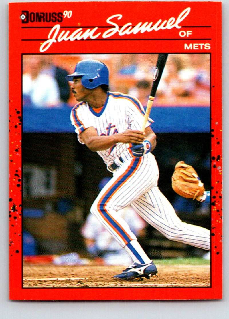 1990 Donruss #53 Juan Samuel Mint  Image 1