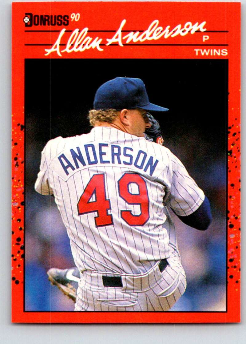 1990 Donruss #64 Allan Anderson Mint  Image 1