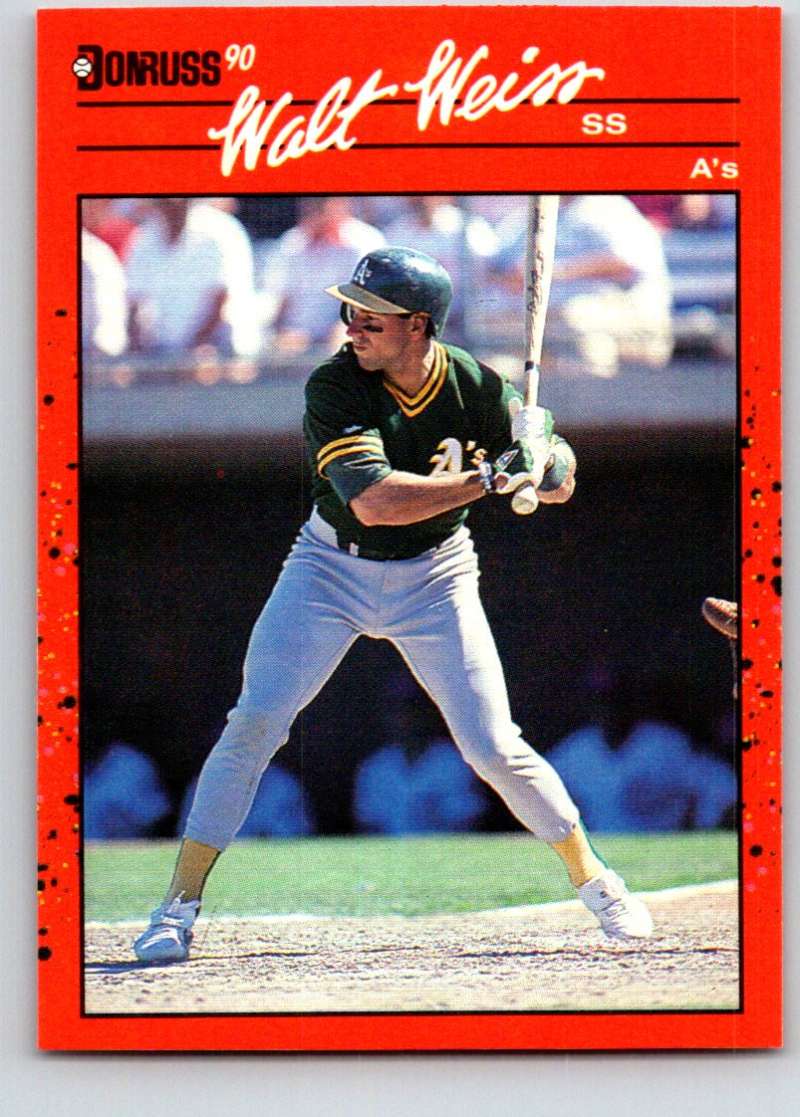 1990 Donruss #67 Walt Weiss Mint  Image 1