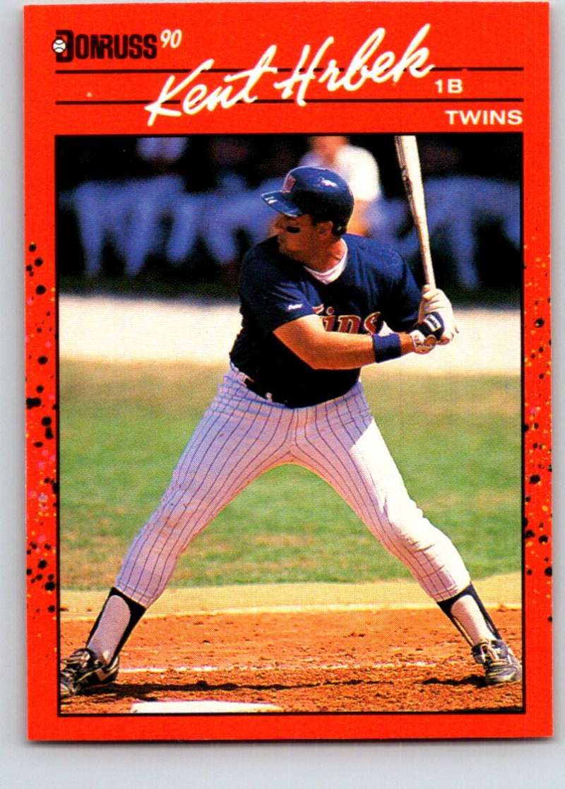 1990 Donruss #81 Kent Hrbek Mint  Image 1