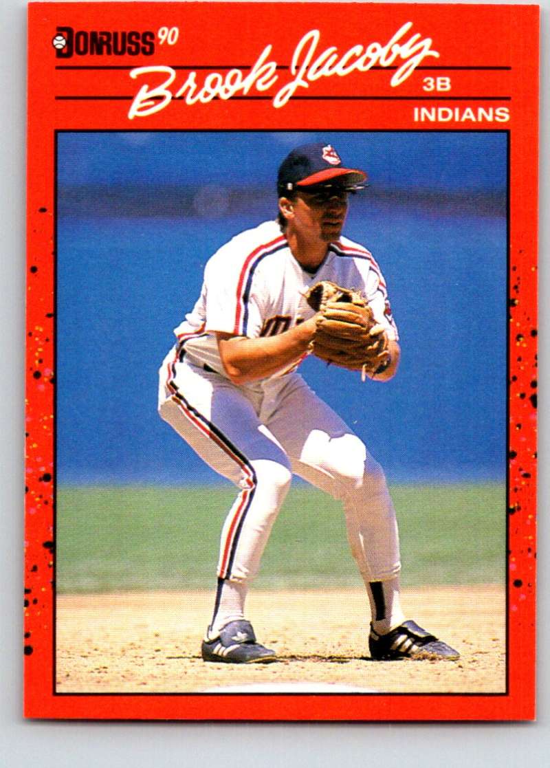 1990 Donruss #83 Brook Jacoby Mint  Image 1