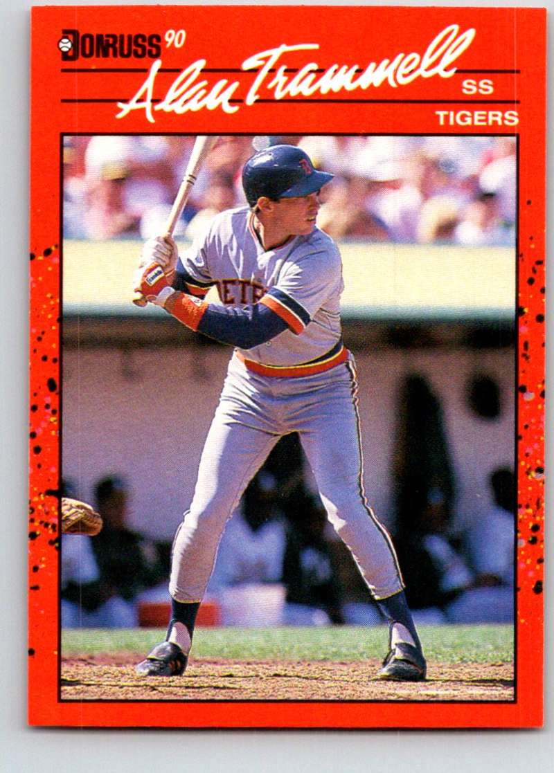 1990 Donruss #90 Alan Trammell Mint  Image 1