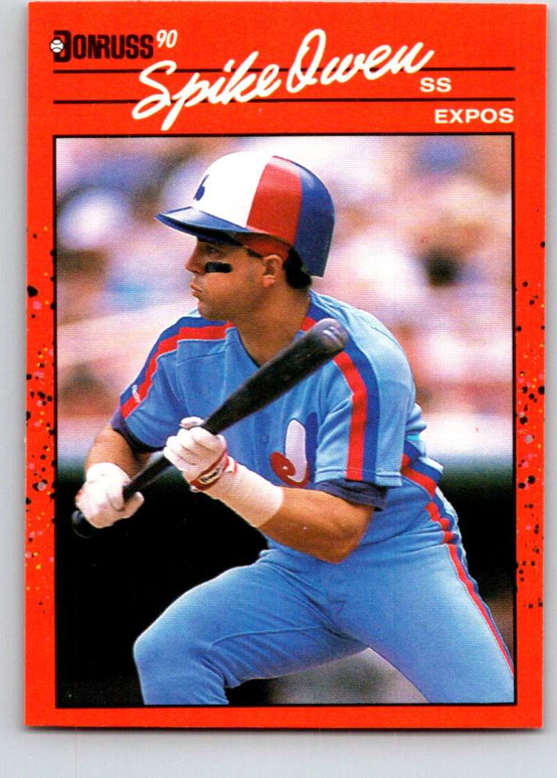 1990 Donruss #102 Spike Owen Mint  Image 1