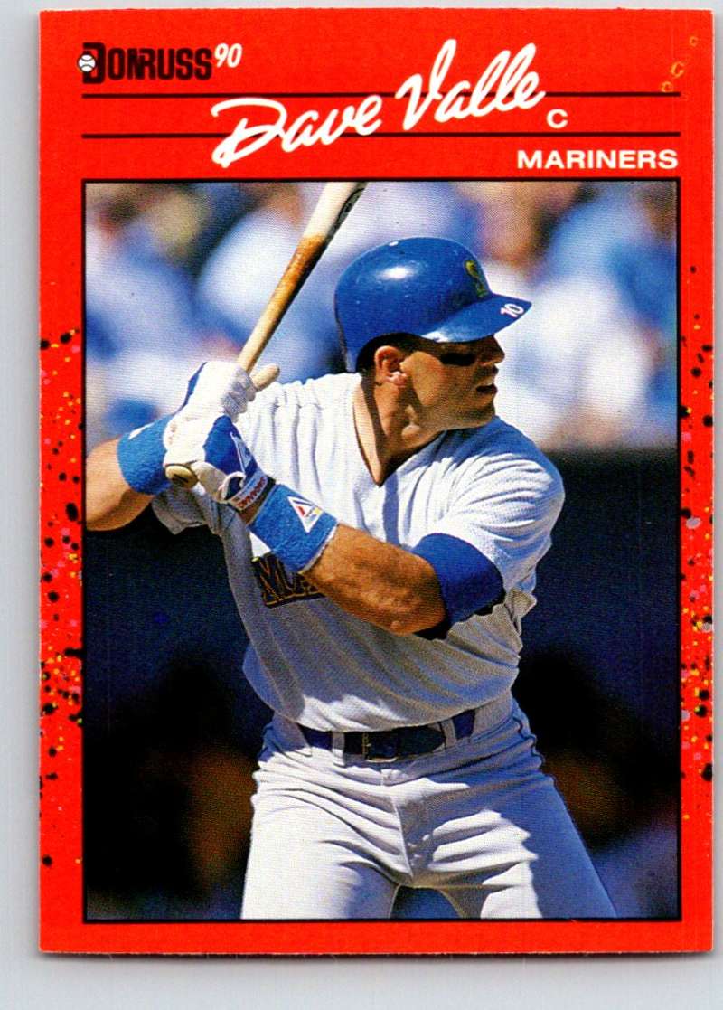 1990 Donruss #129 Dave Valle Mint  Image 1