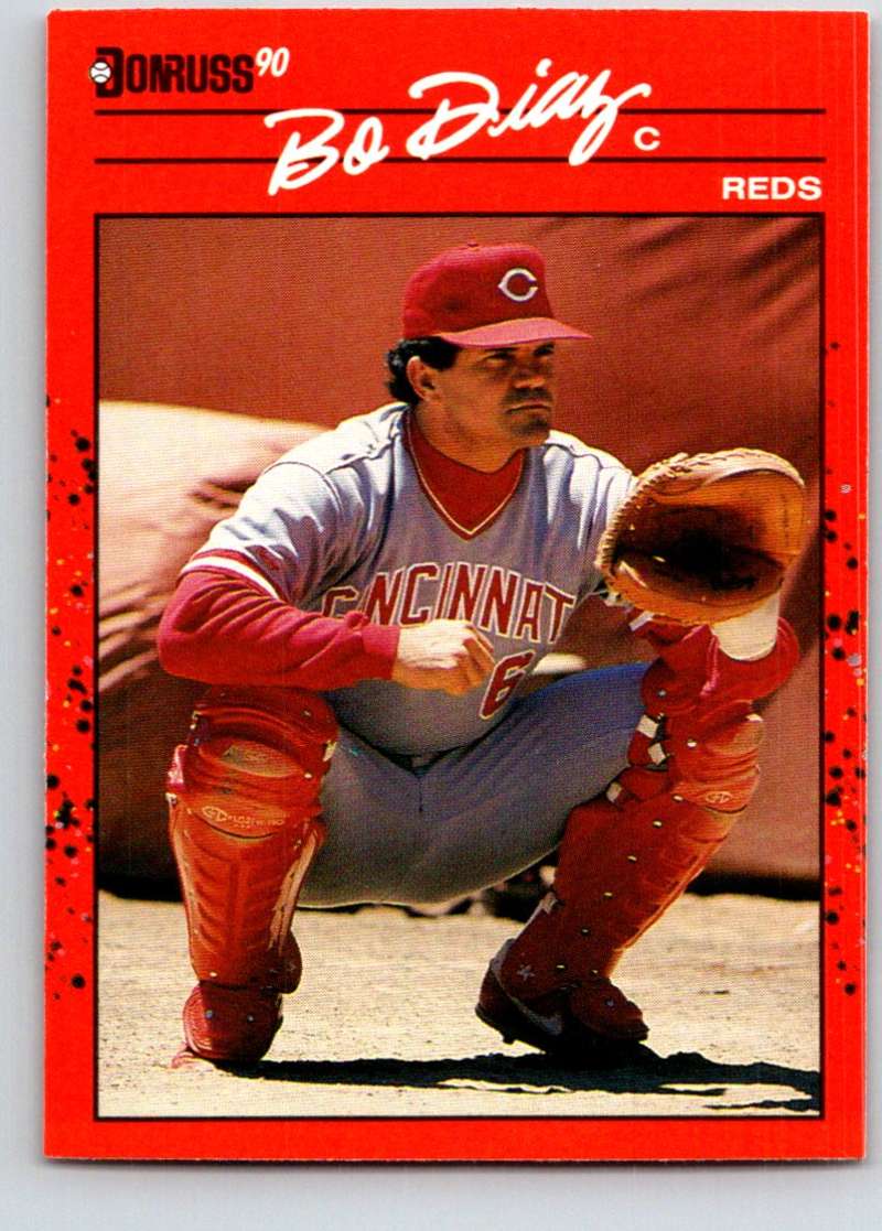 1990 Donruss #139 Bo Diaz Mint  Image 1