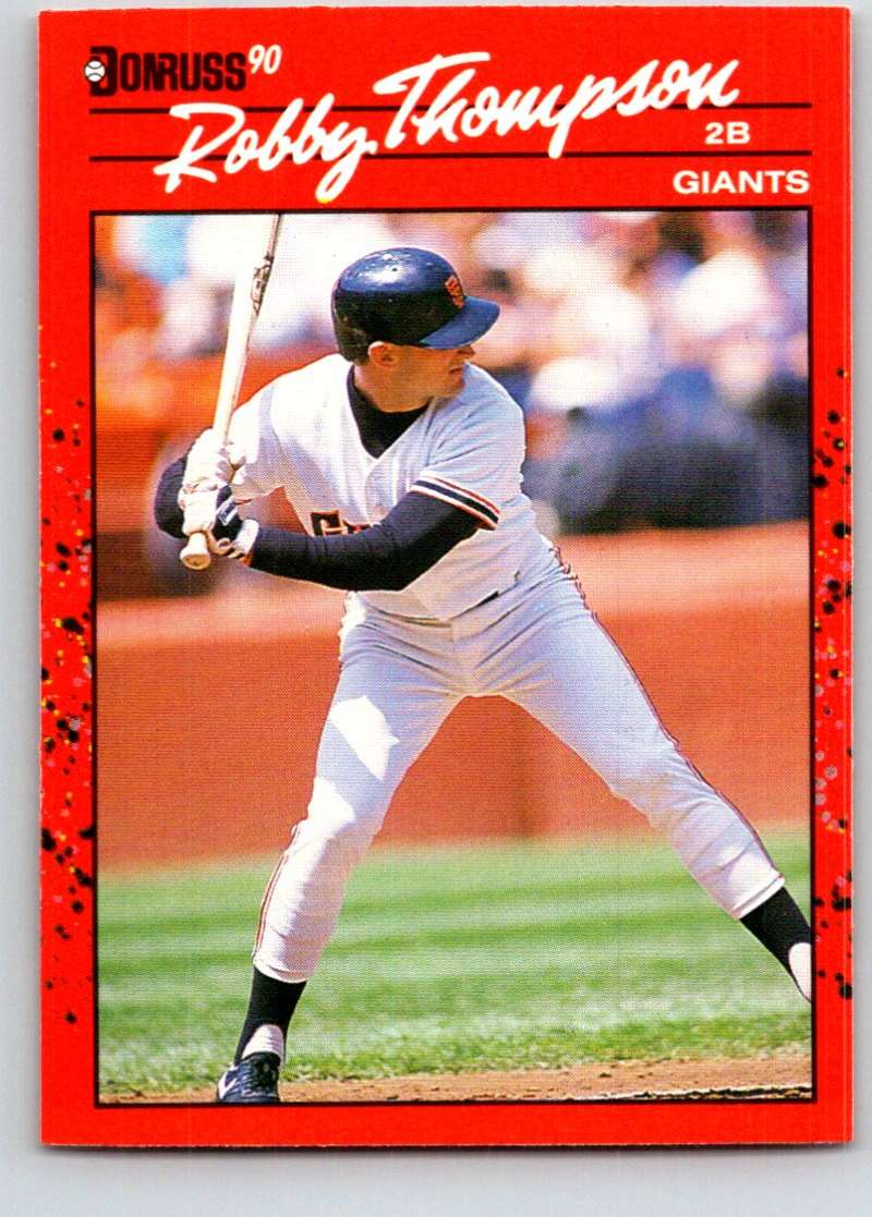 1990 Donruss #140 Robby Thompson Mint  Image 1