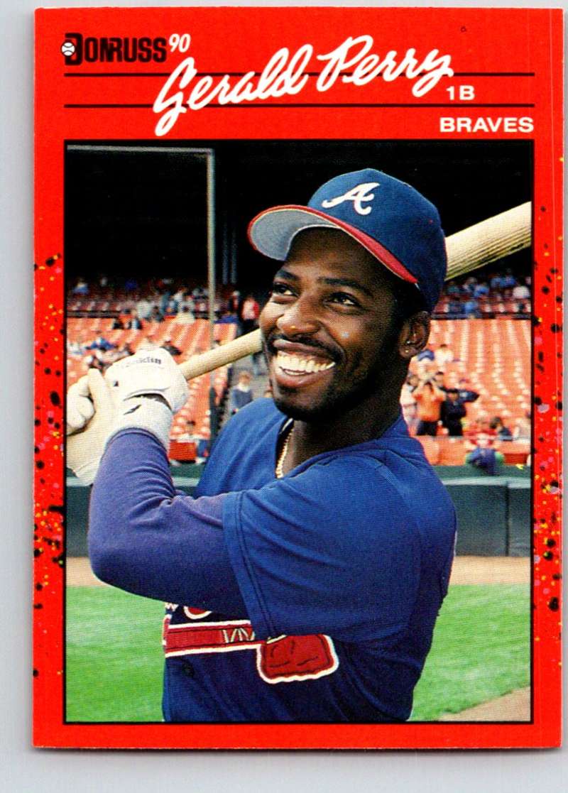 1990 Donruss #153 Gerald Perry Mint  Image 1