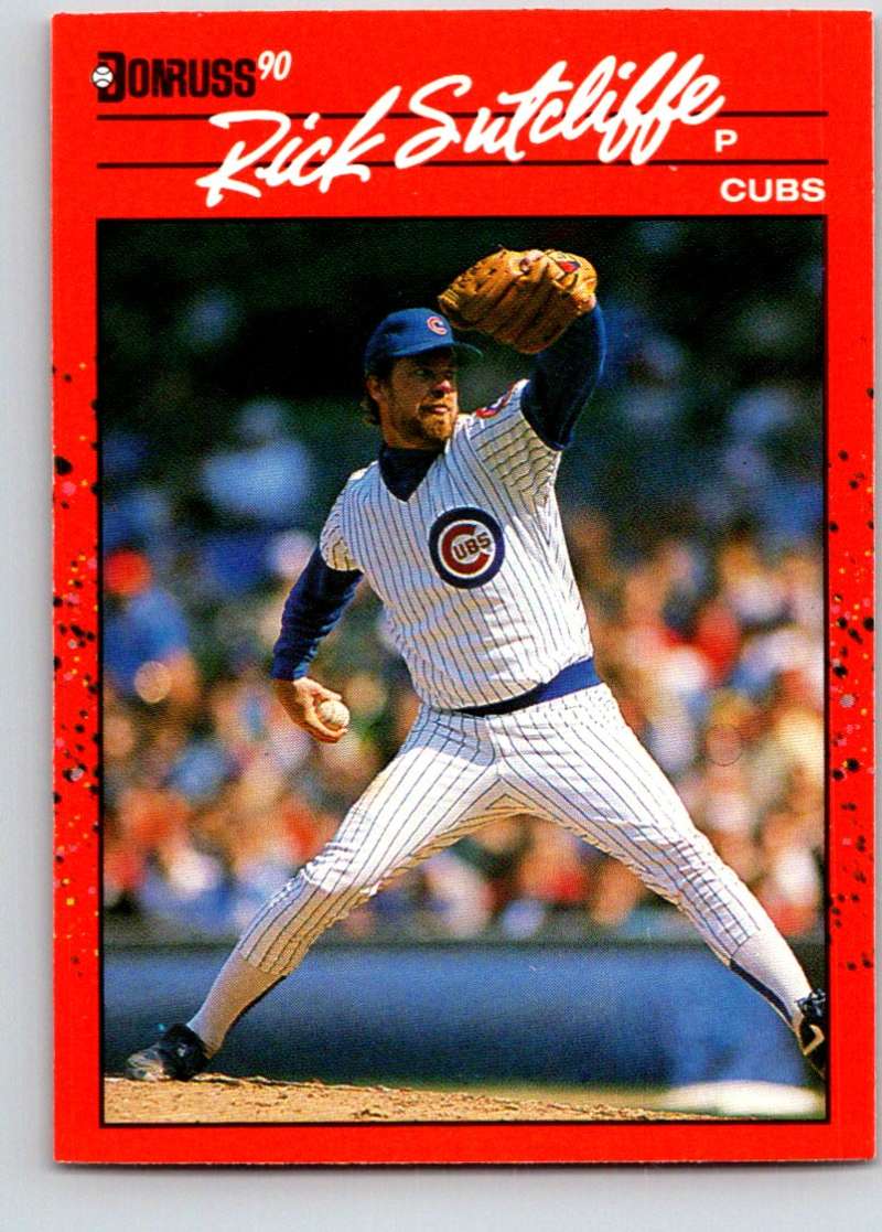 1990 Donruss #157 Rick Sutcliffe Mint  Image 1