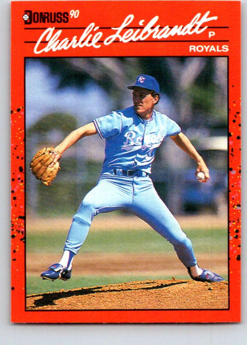 1990 Donruss #208 Charlie Leibrandt Mint  Image 1