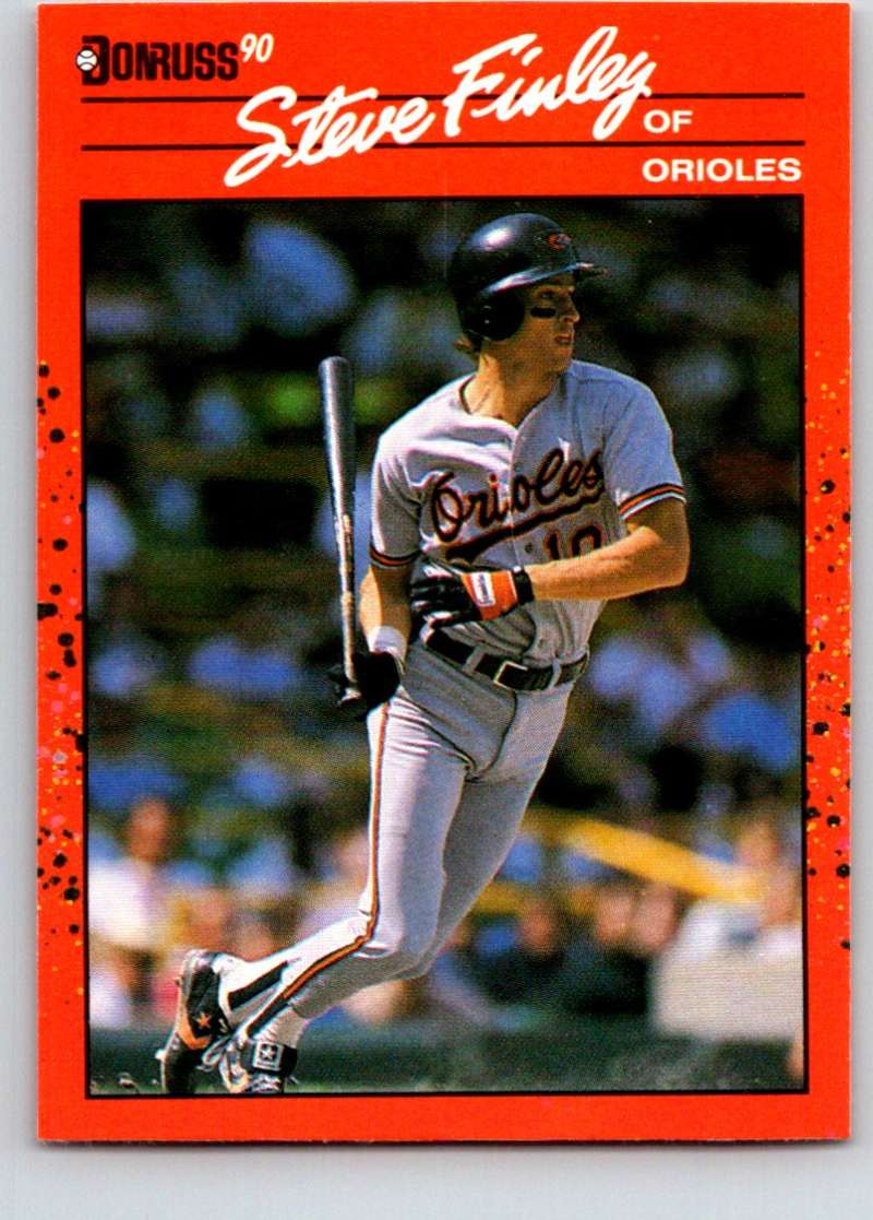 1990 Donruss #215 Steve Finley Mint  Image 1