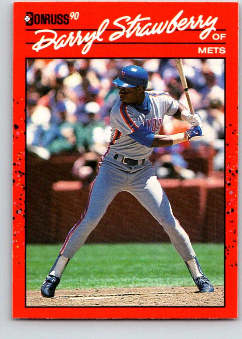 1990 Donruss #235 Darryl Strawberry Mint  Image 1