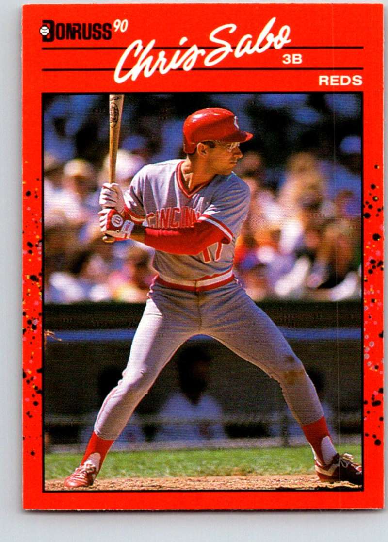 1990 Donruss #242 Chris Sabo Mint  Image 1