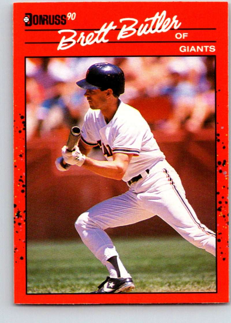 1990 Donruss #249 Brett Butler Mint  Image 1