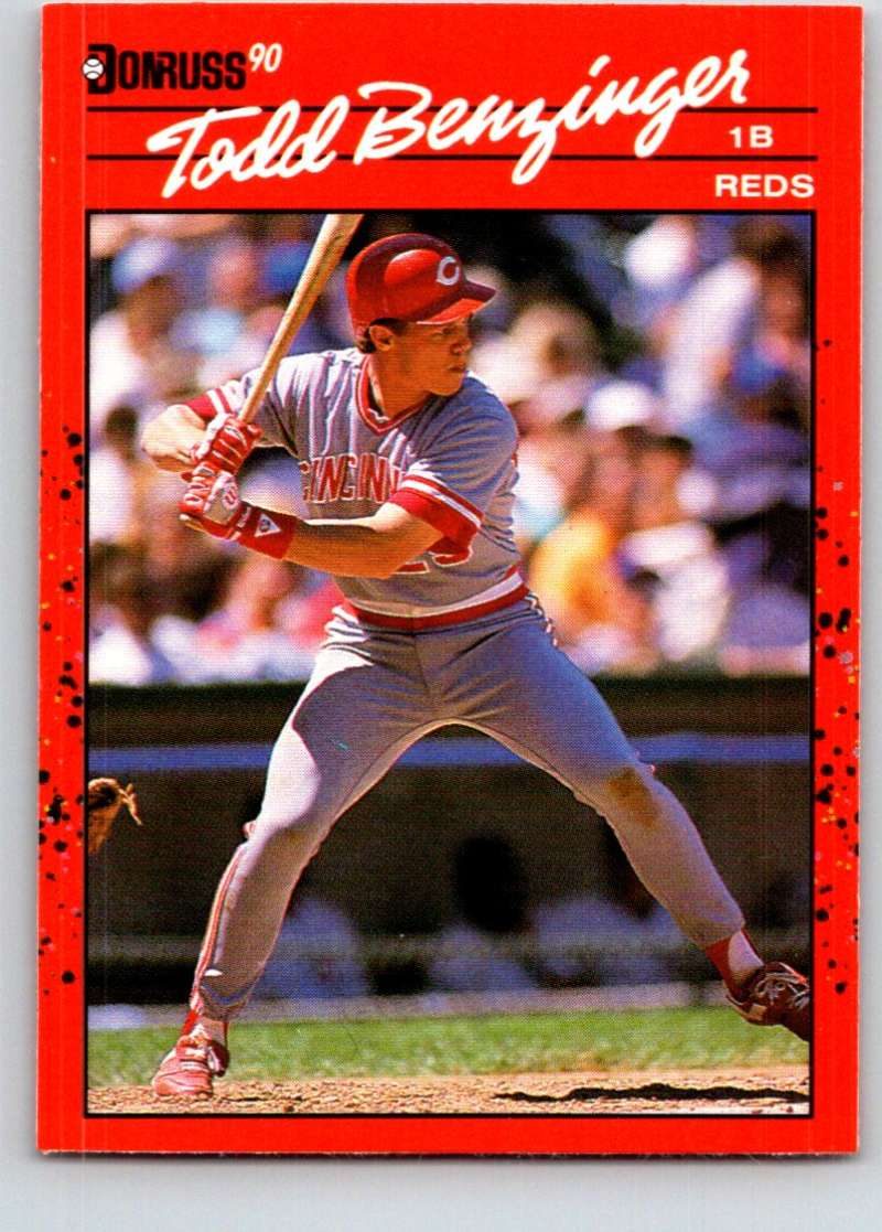 1990 Donruss #257 Todd Benzinger Mint  Image 1