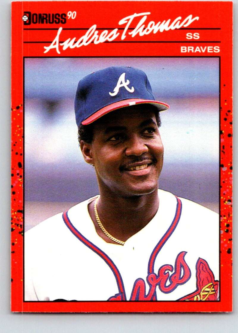 1990 Donruss #263 Andres Thomas Mint  Image 1